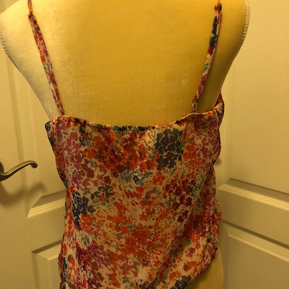 Multi-color Floral Tank - Picture 2 of 3